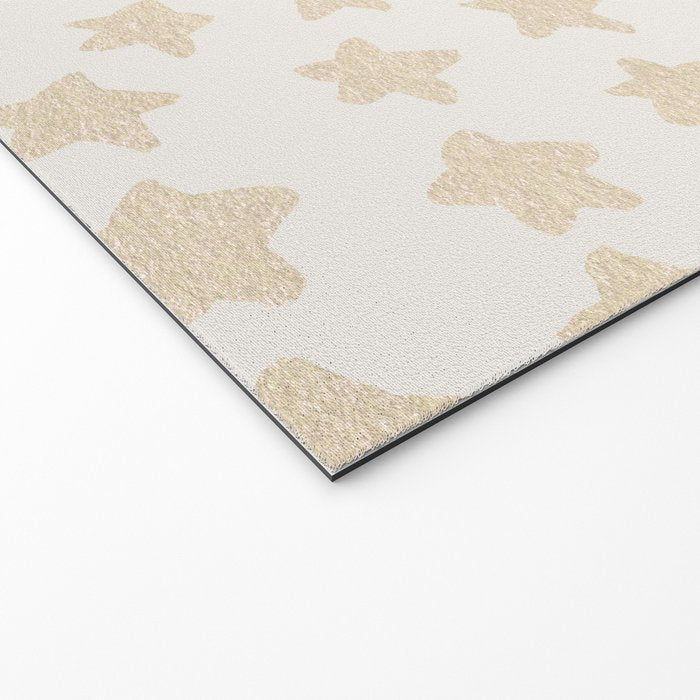 Gold Stars Pattern Welcome Mat Gallery Image 2