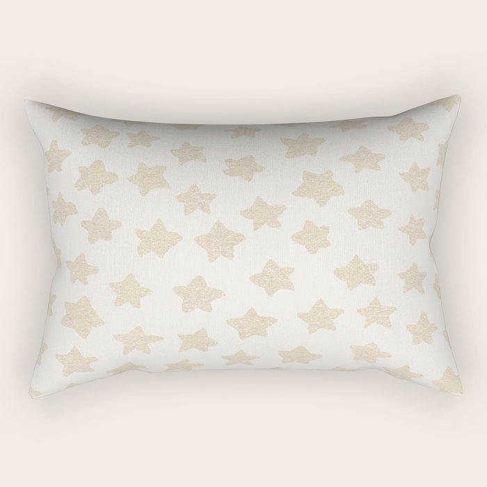 Gold Stars Pattern Rectangular Pillow Gallery Image 2