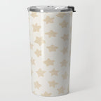 Gold Stars Pattern Travel Mug Gallery Image 2