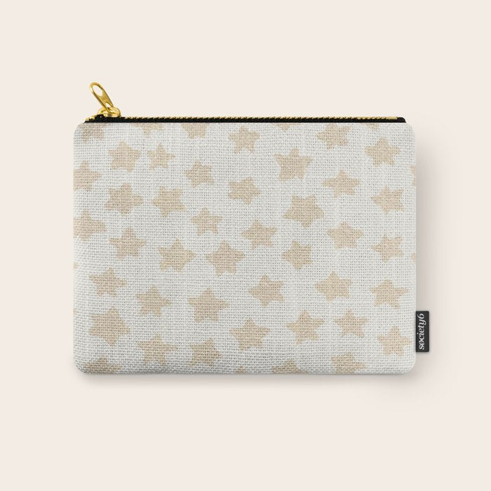 Gold Stars Pattern Carry All Pouch Gallery Image 1