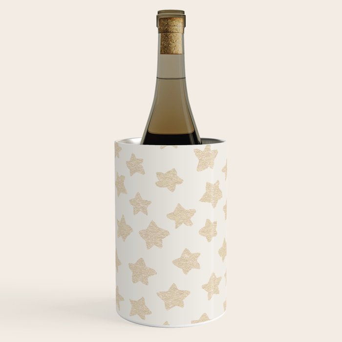 Gold Stars Pattern Wine Chiller Gallery Image 1