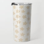 Gold Stars Pattern Travel Mug Gallery Image 3