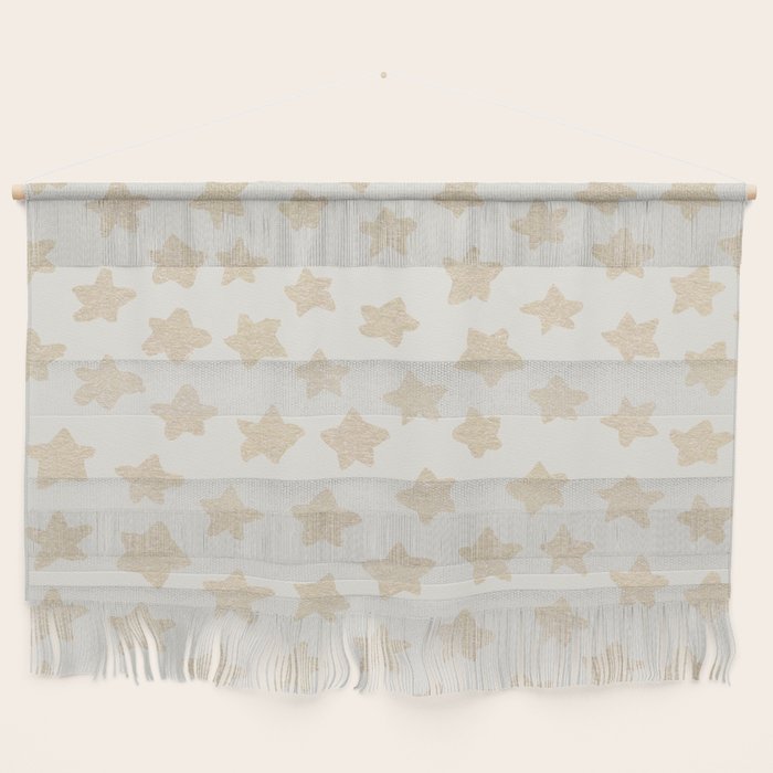 Gold Stars Pattern Wall Hanging Gallery Image 1