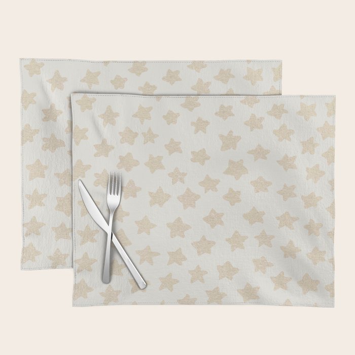 Gold Stars Pattern Placemat Gallery Image 1