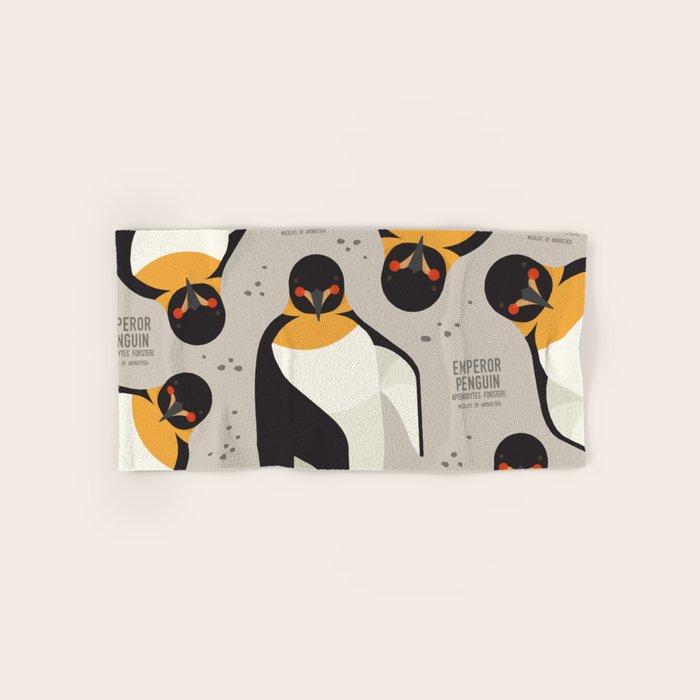 Emperor Penguin, Wildlife of Antarctica Bath Towel Gallery Image 1