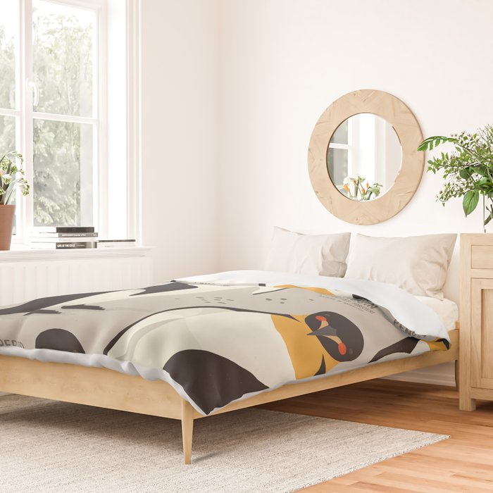 Emperor Penguin, Wildlife of Antarctica Duvet Cover Gallery Image 2