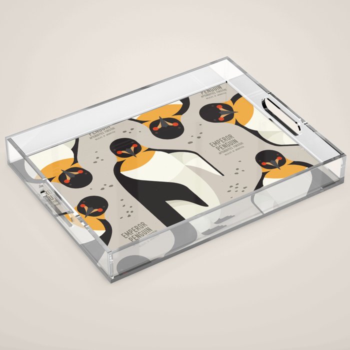 Emperor Penguin, Wildlife of Antarctica Acrylic Tray Gallery Image 1