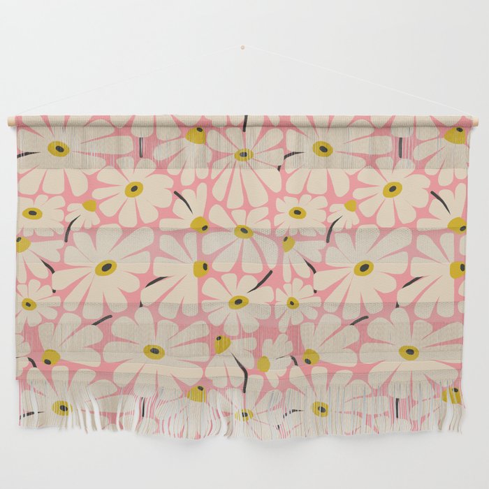 Daisy fresh 2 - pink Wall Hanging Gallery Image 1