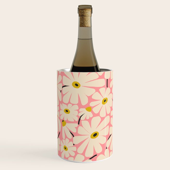 Daisy fresh 2 - pink Wine Chiller Gallery Image 3
