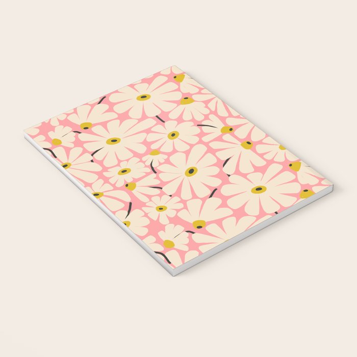 Daisy fresh 2 - pink Notebook Gallery Image 3