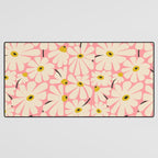 Daisy fresh 2 - pink Desk Mat Gallery Image 3