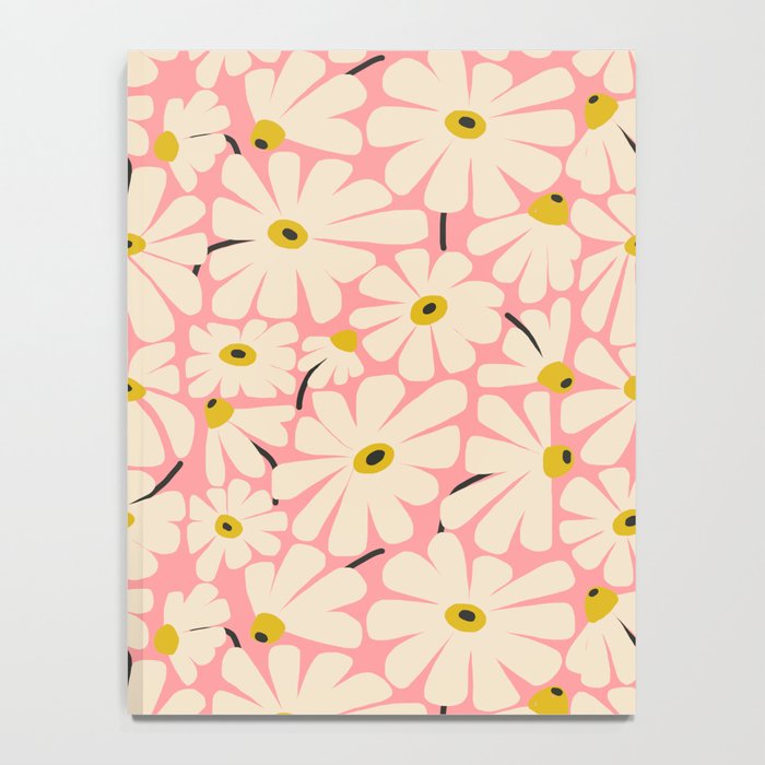 Daisy fresh 2 - pink Notebook Gallery Image 4