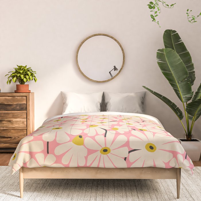 Daisy fresh 2 - pink Comforter Gallery Image 3