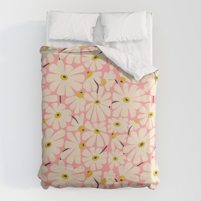 Daisy fresh 2 - pink Duvet Cover Gallery Image 6