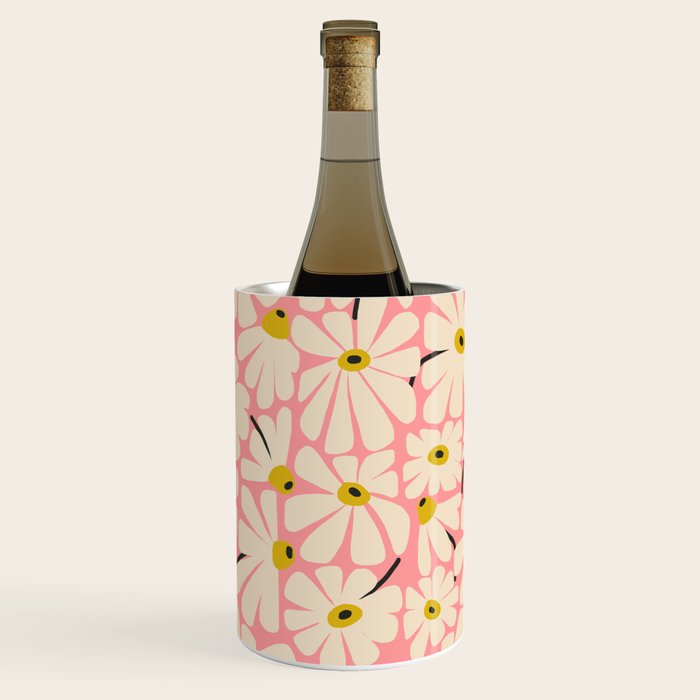 Daisy fresh 2 - pink Wine Chiller Gallery Image 1