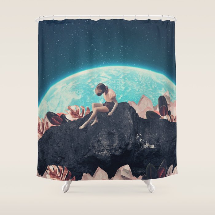 Your love crystallized inside me Shower Curtain Gallery Image 1