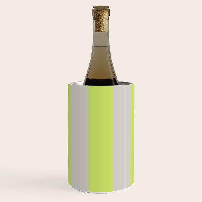 Lime and Chiffon Stripes Wine Chiller Gallery Image 1