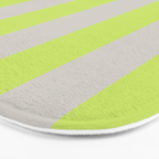 Lime and Chiffon Stripes Bath Mat Gallery Image 3