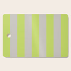 Lime and Chiffon Stripes Cutting Board Gallery Image 1