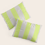 Lime and Chiffon Stripes Pillow Sham Gallery Image 3