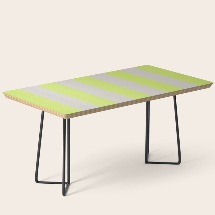 Lime and Chiffon Stripes Coffee Table Gallery Image 1