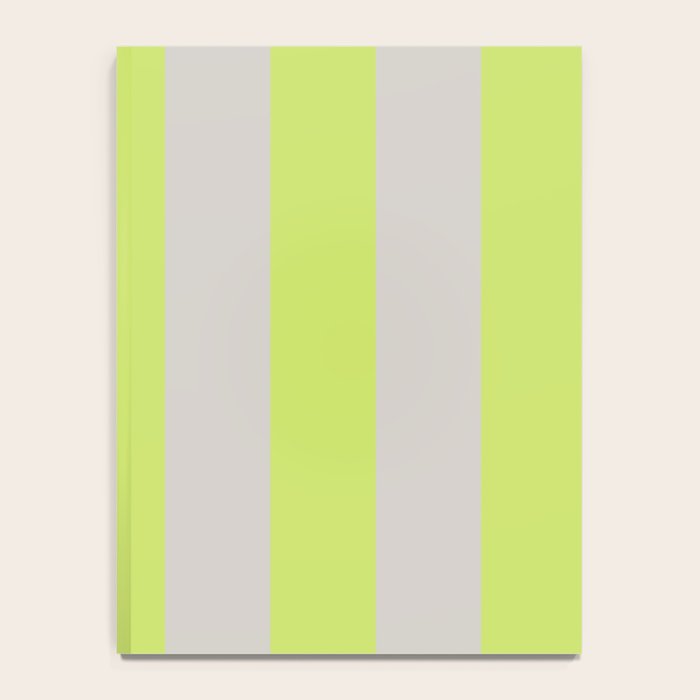 Lime and Chiffon Stripes Notebook Gallery Image 4
