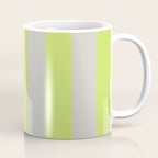 Lime and Chiffon Stripes Coffee Mug Gallery Image 1