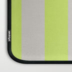 Lime and Chiffon Stripes Laptop Sleeve Gallery Image 3