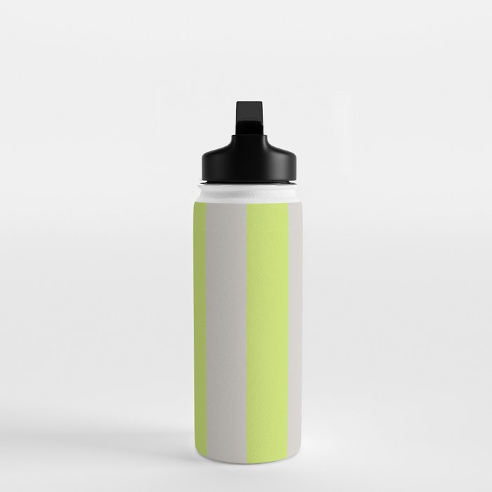 Lime and Chiffon Stripes Water Bottle Gallery Image 3