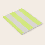 Lime and Chiffon Stripes Notebook Gallery Image 2