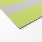 Lime and Chiffon Stripes Welcome Mat Gallery Image 2