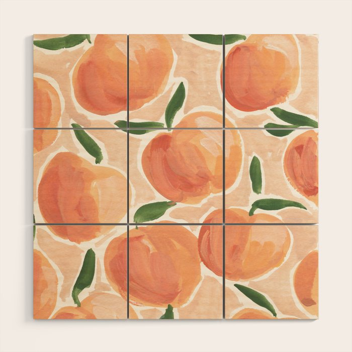 Peaches Wood Wall Art Gallery Image 1