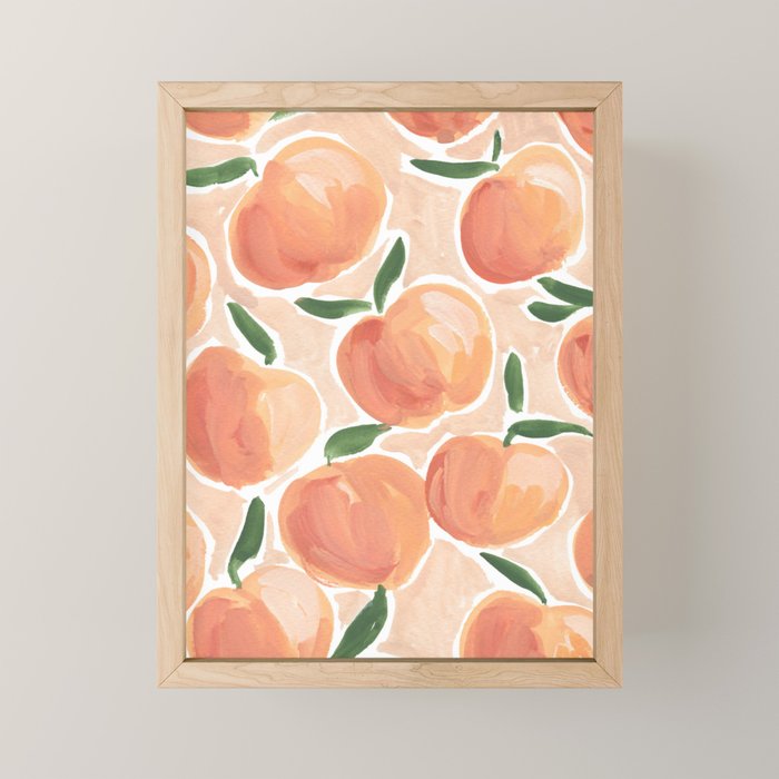 Peaches Mini Art Print Gallery Image 1