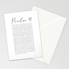 Psalm 91 Whoever dwells in the shelter of the Most High Stationery Card Gallery Image 2