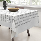 Psalm 91 Whoever dwells in the shelter of the Most High Tablecloth Gallery Image 3