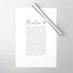 Psalm 91 Whoever dwells in the shelter of the Most High Wrapping Paper Gallery Image 1