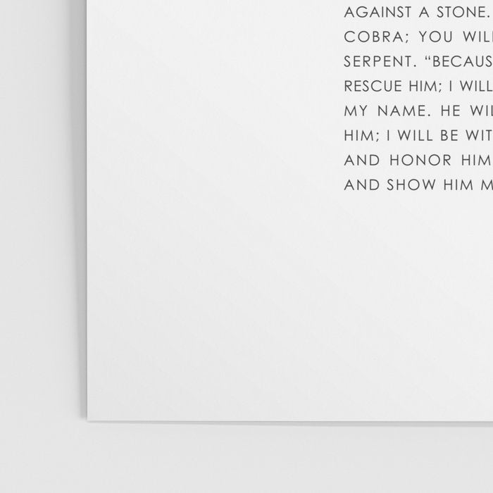 Psalm 91 Whoever dwells in the shelter of the Most High Poster Gallery Image 3