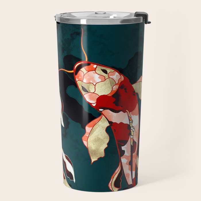 Metallic Koi Travel Mug Gallery Image 2