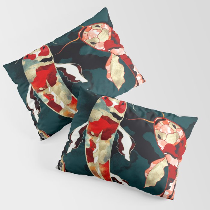 Metallic Koi Pillow Sham Gallery Image 3