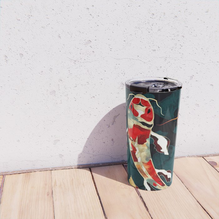 Metallic Koi Travel Mug Gallery Image 4