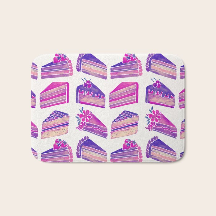 Cake Slices - Unicorn Palette Bath Mat Gallery Image 1