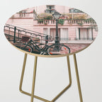 Bike in Paris Pink City Photography  Side Table Gallery Image 2