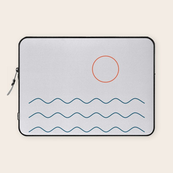 La Mer (Jour) Seascape Laptop Sleeve Gallery Image 1
