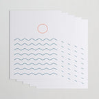 La Mer (Jour) Seascape Wrapping Paper Gallery Image 3
