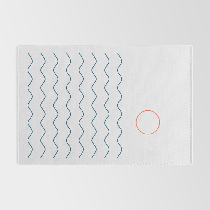 La Mer (Jour) Seascape Rug Gallery Image 2