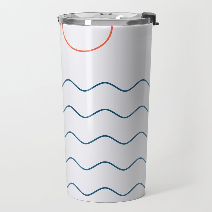 La Mer (Jour) Seascape Travel Mug Gallery Image 2