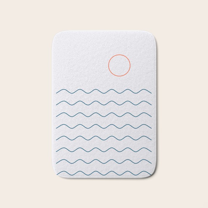 La Mer (Jour) Seascape Bath Mat Gallery Image 1