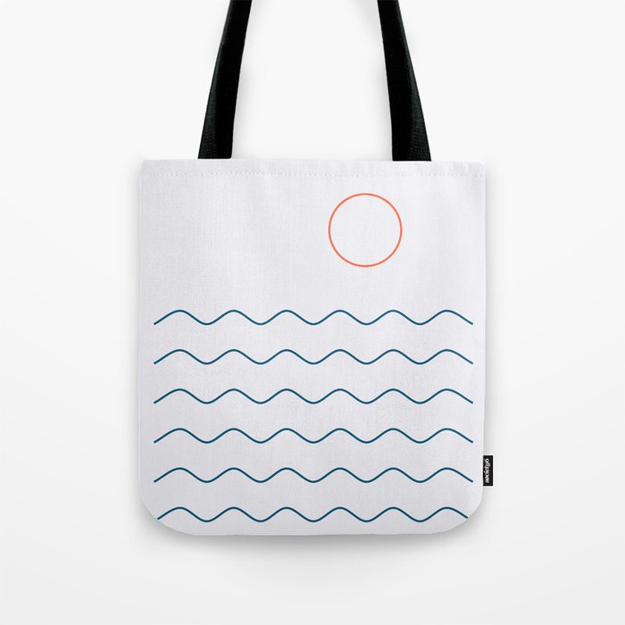 La Mer (Jour) Seascape Tote Bag Gallery Image 1