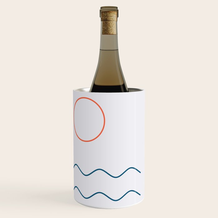 La Mer (Jour) Seascape Wine Chiller Gallery Image 3