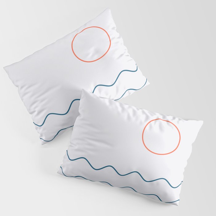 La Mer (Jour) Seascape Pillow Sham Gallery Image 1